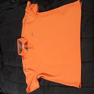 Under Armour heat gear orange XL Polo
